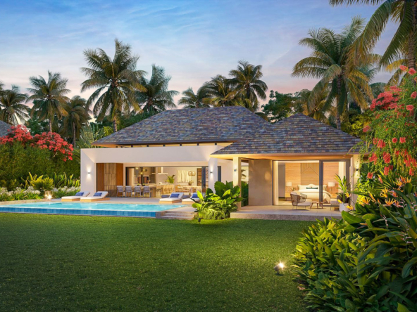 Accès direct au parcours de golf depuis la villa de 5 chambres à Mont Choisy, Ohana Heritage Group