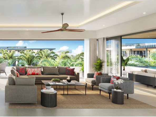Vue extérieure d’un penthouse de luxe à vendre à Mont Choisy, île Maurice – Ohana Heritage Group