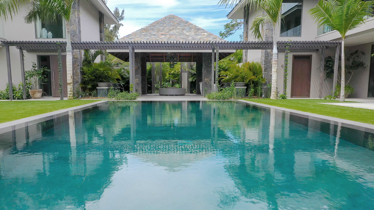 Villa contemporaine en bord de golf à Anahita, vente exclusive Ohana Heritage