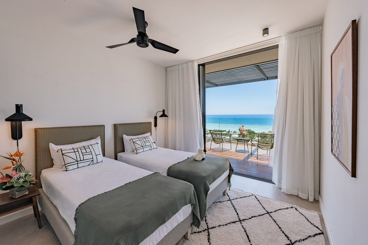 Suite avec vue mer dans un penthouse exclusif à vendre à l’île Maurice