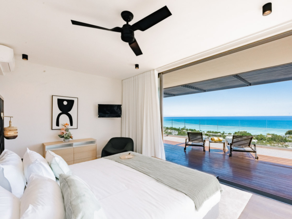 Acheter penthouse Legend Hill à Tamarin, île Maurice, avec vue mer et Le Morne, piscine privée et prestations haut de gamme