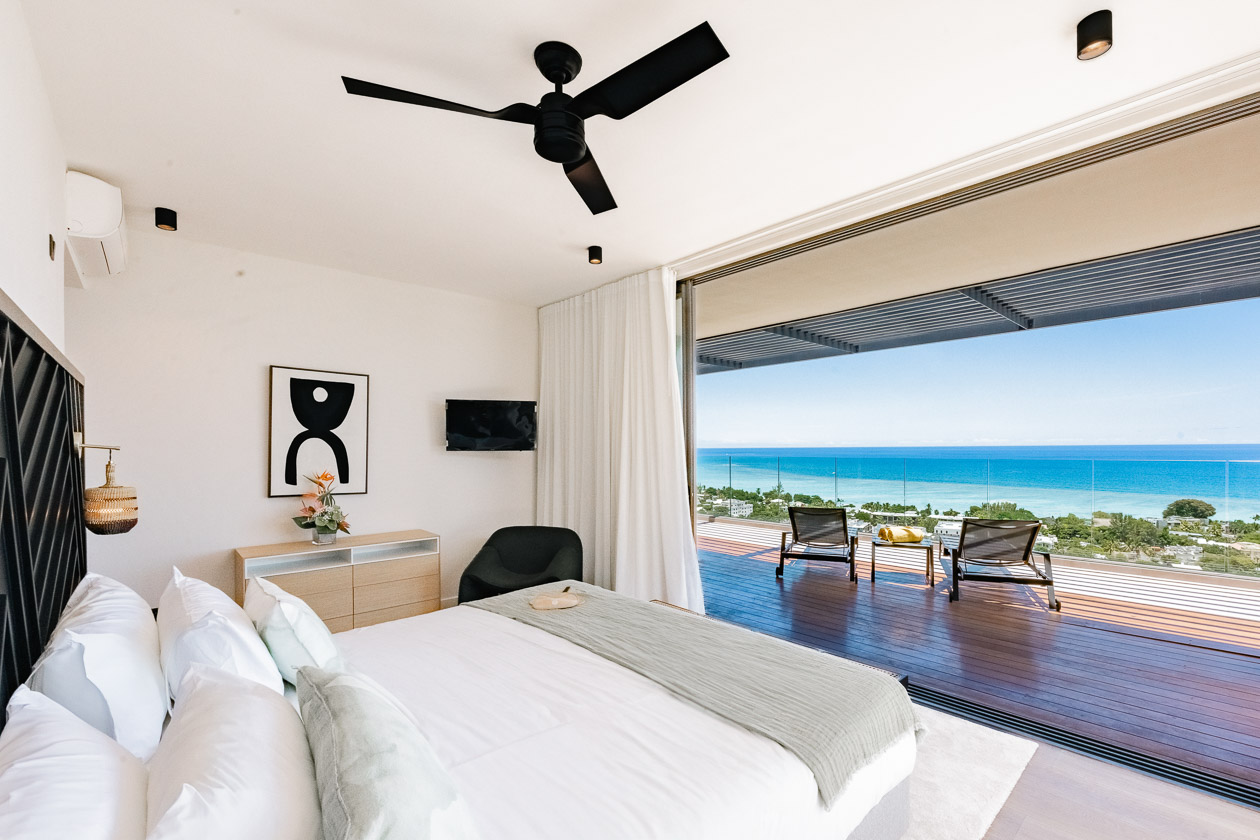 Acheter penthouse Legend Hill à Tamarin, île Maurice, avec vue mer et Le Morne, piscine privée et prestations haut de gamme