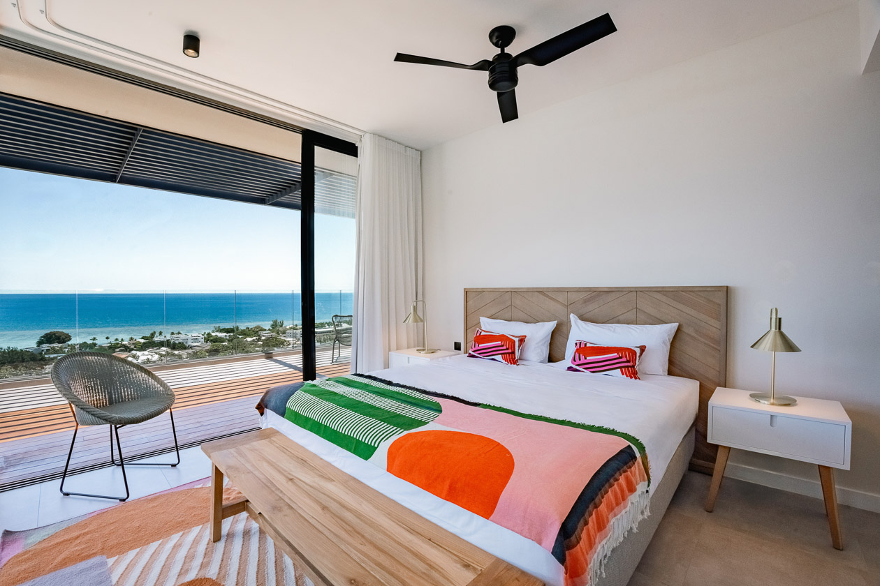 Suite avec vue mer dans un penthouse exclusif à vendre à l’île Maurice